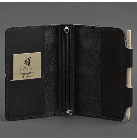 Шкіряний блокнот софт-бук 3.0 (чорний)