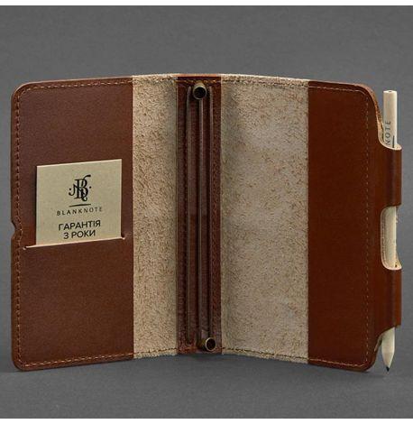 Шкіряний блокнот софт-бук 3.0 (світло-коричневий)