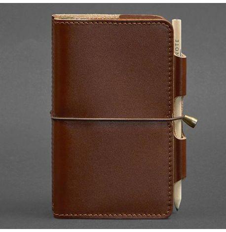 Шкіряний блокнот софт-бук 3.0 (світло-коричневий)