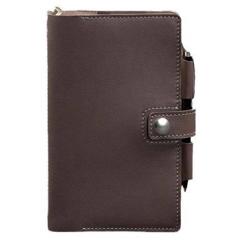 Шкіряний блокнот софт-бук 4.0 A5 mini (темно-бежевий)