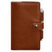Кожаный блокнот софт-бук 4.0 A5 mini (светло-коричневый)
