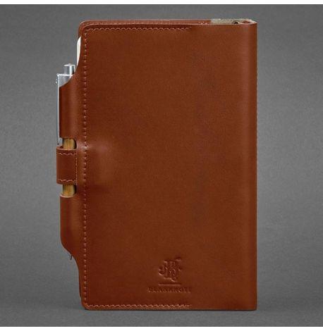 Кожаный блокнот софт-бук 4.0 A5 mini (светло-коричневый)