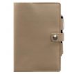 Кожаный блокнот софт-бук 4.0 A5 mini (светло-бежевый)