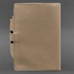 Кожаный блокнот софт-бук 4.0 A5 mini (светло-бежевый)