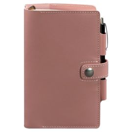 Кожаный блокнот софт-бук 4.0 A5 mini (розовый)