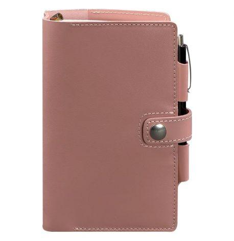 Шкіряний блокнот софт-бук 4.0 A5 mini (рожевий)