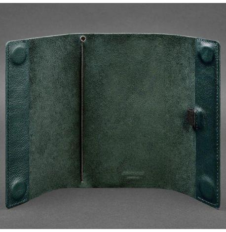 Шкіряний блокнот софт-бук 7.0 (зелений)