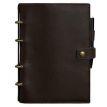 Шкіряний блокнот cофт-бук 9.1 (темно-коричневий) шкіра Krast