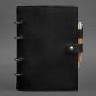 Шкіряний блокнот cофт-бук 9.1 (чорний) шкіра Crazy Horse