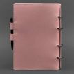 Кожаный блокнот cофт-бук 9.1 (розовый) кожа Krast