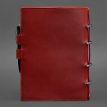 Кожаный блокнот cофт-бук 9.1 (красный) кожа Krast