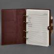 Кожаный блокнот cофт-бук 9.1 (бордовый) кожа Crazy Horse