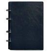 Шкіряний блокнот cофт-бук 9.0 в твердій обкладинці (темно-синій) шкіра Krast