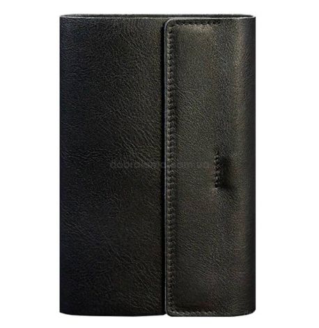 Шкіряний блокнот софт-бук 7.0 (чорний) шкіра Krast