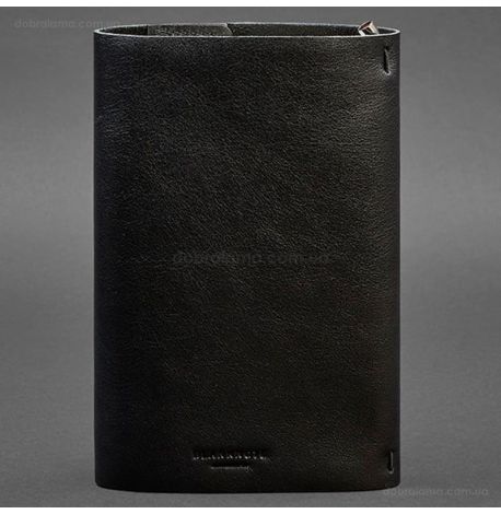 Шкіряний блокнот софт-бук 7.0 (чорний) шкіра Krast
