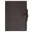Шкіряний блокнот cофт-бук A4 9.2 (темно-коричневий) шкіра Krast