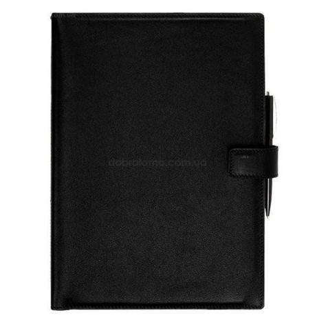 Шкіряний блокнот cофт-бук A4 9.2 (чорний) шкіра Krast
