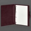 Шкіряний блокнот cофт-бук A4 9.2 (бордовий) шкіра Crazy Horse