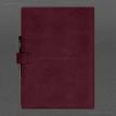 Шкіряний блокнот cофт-бук A4 9.2 (бордовий) шкіра Crazy Horse