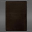 Кожаный блокнот cофт-бук A5 9.3 (темно-коричневый) кожа Krast