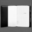 Шкіряний блокнот cофт-бук A5 9.3 (чорний) шкіра Krast