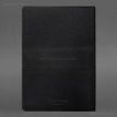 Шкіряний блокнот cофт-бук A5 9.3 (чорний) шкіра Krast