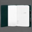 Кожаный блокнот cофт-бук A5 9.3 (зеленый) кожа Crazy Horse