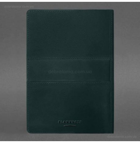 Кожаный блокнот cофт-бук A5 9.3 (зеленый) кожа Crazy Horse
