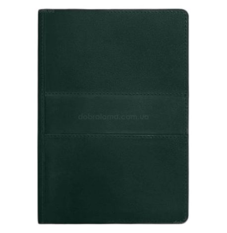 Кожаный блокнот cофт-бук A5 9.3 (зеленый) кожа Crazy Horse