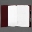 Шкіряний блокнот cофт-бук A5 9.3 (бордовий) шкіра Crazy Horse
