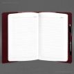 Шкіряний блокнот cофт-бук A5 9.3 (бордовий) шкіра Crazy Horse