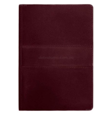 Шкіряний блокнот cофт-бук A5 9.3 (бордовий) шкіра Crazy Horse