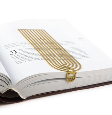 Закладка для книг «Арки» (золотиста)