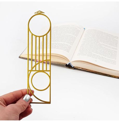 Закладка для книг «Баухаус I» (золотой цвет)