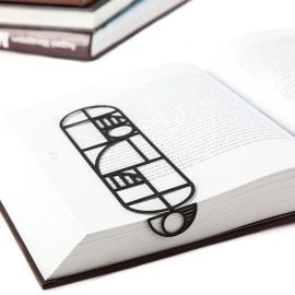 Закладка для книг «Баухаус» (чорний)