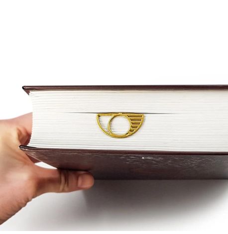 Закладка для книг «Баухаус» (золотий)