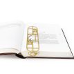 Закладка для книг «Баухаус» (золотий)