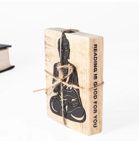 Закладка для книг «Будда» (черная)