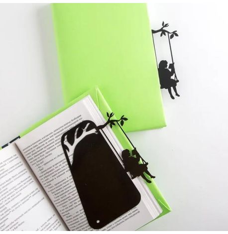 Закладка для книг «Девочка на качелях»