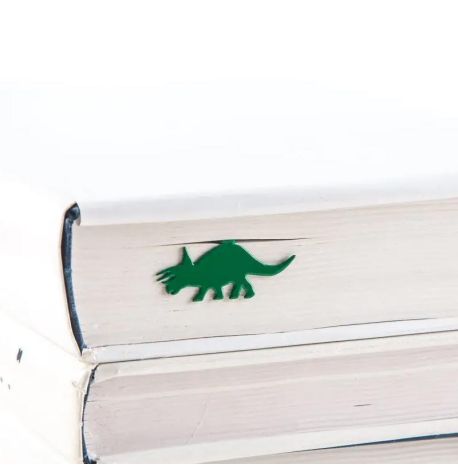 Закладка для книг «Динозавр Трицератопс»