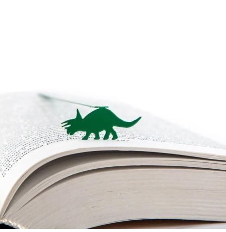 Закладка для книг «Динозавр Трицератопс»
