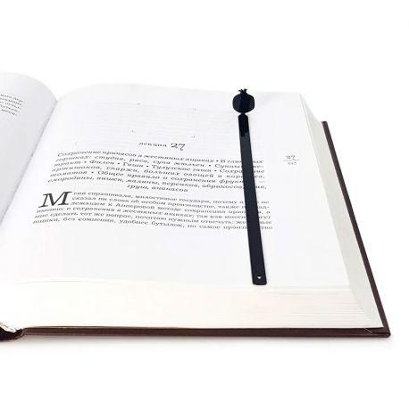Закладка для книг «Гранат» (чорний)
