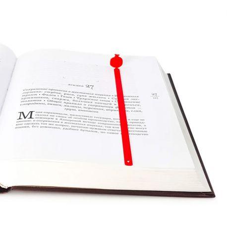 Закладка для книг «Гранат» (червоний)
