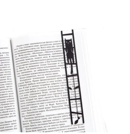 Закладка для книг «Кошка и рыбка»