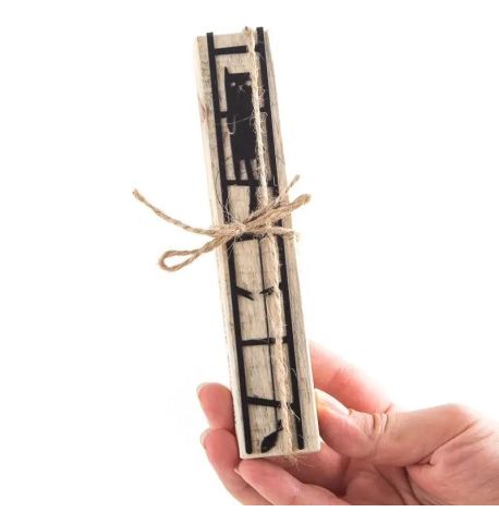 Закладка для книг «Кошка и рыбка»