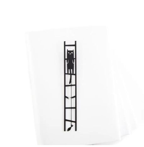 Закладка для книг «Кошка и рыбка»