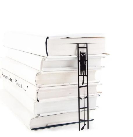 Закладка для книг «Кошка и рыбка»