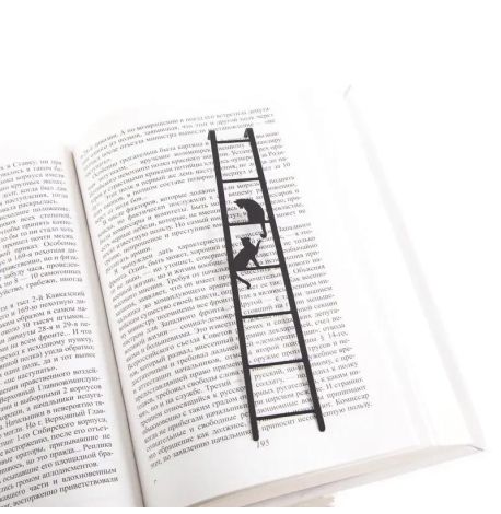 Закладка для книг «Кошки на лестнице»