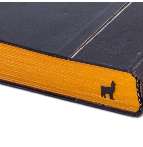 Закладка для книг «Лама» (чорний)