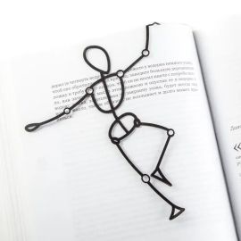 Закладка для книг «Линейный человек с книгой»